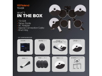 <b>Roland TD-02K E-Drum Set Conjunto Bateria Eletrónica para iniciação BEST-SELLER</b>