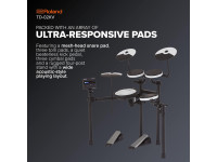 <b>Roland TD-02KV TURBO GT Rack 4 Apoios Tarola mesh head Roland PDX-8</b>