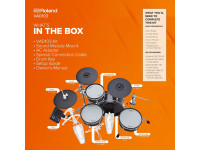 <b>Roland VAD103 HYBRID DRUM Modulo TD-07 143 Sons 25 Drum Kits Bombo 18</b>