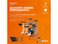 <b>Roland VAD307 HYBRID DRUM Modulo TD-17 336 Sons 70 Drum Kits Bombo 18</b>