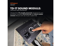 <b>Roland VAD307 HYBRID DRUM Modulo TD-17 336 Sons 70 Drum Kits Bombo 18</b>