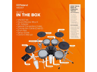<b>Roland VAD307 HYBRID DRUM Modulo TD-17 336 Sons 70 Drum Kits Bombo 18</b>