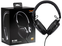 <b>V-MODA M-200 PRO</b> Studio Headphones + Cable with Microphone + <b>Travel Case</b> - Auriculares de estudio de calidad profesional V-MODA M-200, Sonido de alta resolución + Incluye cable con micrófono + Sens. 101,5dB, Frecuencia. Respuesta 5 - 40.000 Hz + Impedancia 30 ohmios + Con...