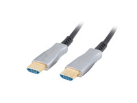 Cabo HDMI Fibra Óptica Dourado Macho / Macho 2.0 4K 50 m