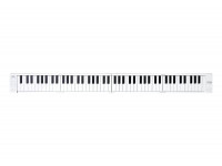 Carry on   Folding Piano 88 Touch White - Piano de cuerpo entero de 88 teclas que se pliega a solo 33 cm y pesa solo 1,6 kg, Tacto y sensación realistas gracias al diseño único del teclado y la sensibilidad a la velocidad, Llévalo a cualqu...