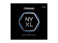 Daddario  NYS011 Single String - Espesor: 0.011, Aleación de acero con alto contenido de carbono NYXL liso, 