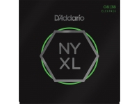 D´Addario NYXL0838 8-38  - NYXL cuenta con acero de aleación de alto carbono fabricado exclusivamente por D'Addario en Nueva York para una resistencia sin precedentes: toque sin miedo, Estabilidad de afinación mejorada e...