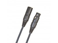 D´Addario  PW-CMIC-10  - Longitud: 3m, XLR macho - XLR hembra, De color negro, Incluye bridas para cables, 