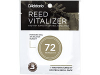 D´Addario  Woodwinds Vitalizer 72% Refill Pack  - recarga del humidificador, 72% de humedad está diseñado para cañas que ya están en uso, Después de una breve humectación, la púa está lista para tocar., 