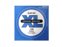 Daddario  XLB100 Bass XL Single String - Espesor: 100, Herida de níquel, herida redonda, 