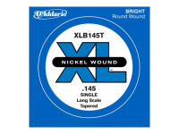 Daddario  XLB145T - Cuerda de bajo eléctrico Single Nickel Wound, XL Nickel Wound Bass Singles son de cuerda redonda con acero niquelado para un tono distintivo y brillante. Disponible en varios calibres y longitudes ...