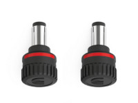 Daddario  XPND Power Plug 2-Pack Male - Para usar con el kit de batería con pedal XPND, la cadena tipo margarita ajustable XPND y el kit de cable de alimentación para bricolaje XPND, Cantidad por paquete: dos piezas, 