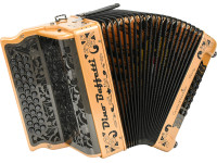 Dino Baffetti Supertuga Castanha - Concertina italiana Dino Baffetti 4ª voz, Modelo Supertuga, Cuarta voz en la mano derecha, 12 bajos, Incluye correas, Incluye estuche de transporte., 