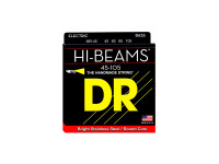 DR Strings  Hi-Beams MR-45 Cordas Baixo 4 Cordas - Calibres: 045, 065, 085, 105, Acero inoxidable, 