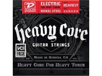 Dunlop Heavy Core 0.12 - .54  - Cuerdas de guitarra eléctrica, Acero niquelado, Núcleo hexagonal para mayor tensión, Especialmente para afinaciones con tensión muy equilibrada en todo el conjunto, Medida: 012 - 016 - 020 - 032 - ...