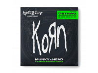 Dunlop  Heavy Core Korn - Este conjunto de cuerdas de núcleo pesado fue diseñado con una fuerte aportación de Head y Munky para aumentar el rango dinámico, una tensión óptima cuando se afina con caída y una estabilidad de t...