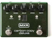 MXR M-292 Carbon Copy Deluxe Delay  - retardo analógico, máx. tiempo de retardo: 1,2 segundos, Sonido de copia al carbón original y versión brillante en un solo pedal, Modulación de tiempo de retardo ajustable, Función de tiempo de tim...
