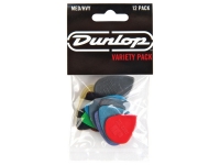 Dunlop Variety Pack PVP102 (Pack 12)  - Paquete variado Dunlop PVP102, 12 de las selecciones más populares de Dunlop, calibre medio/pesado, Manera óptima de muestrear cañas, Las púas tienen diferentes texturas y cada una ofrece una sensa...