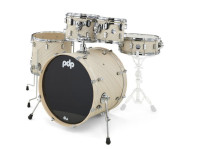<b>DW PDP CONCEPT Maple CM5 TWISTED IVORY Kit Bateria 5 peças PDCM2215TI</b>
