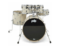 <b>DW PDP CONCEPT Maple CM5 TWISTED IVORY Kit Bateria 5 peças PDCM2215TI</b>
