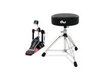 DW 5000 Series 2 Piece Hardware Pack - Pedal de bombo DW 5000AD4 — transmisión turbo de doble cadena., Banco DW 5100 — asiento redondo y altura ajustable, Construcción robusta y duradera: ideal para uso intensivo., Comodidad profesional... DW 5000 Series 2 Piece Hardware Pack - Pedal de bombo DW 5000AD4 — transmisión turbo de doble cadena., Banco DW 5100 — asiento redondo y altura ajustable, Construcción robusta y duradera: ideal para uso intensivo., Comodidad profesional...