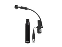 Eikon  Microfone instrumento HCS20 - Mini micrófono de condensador, Cápsula de condensador polarizada permanentemente de 8 mm, Patrón polar cardioide, Adaptador fantasma incluido, Transmisor de petaca compatible con mini XLR de 4 polo...