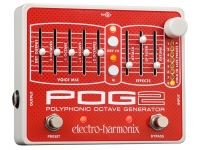 Electro Harmonix POG2 - Generador de octavas polifónicas, 8 presets programables con acceso rápido, 5 armónicos posibles de mezclar, ataque, desorientar, Filtro de paso bajo con Q-Control, 