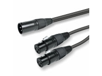 Cabos XLR / Microfone Emelec Cabo XLR Macho / 2x XLR Fêmea 0,2mt