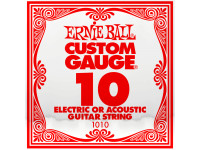 Ernie Ball  010 Single Slinky String Set - Calibre: 0.010, acero liso, 1 unidad, 