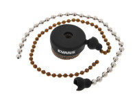 Evans  Cymbal Chain Sizzle - Efecto remache clásico, sin taladrar la placa., Sistema de bola articulada para una rápida aplicación y extracción., Longitud de la cadena: 133 mm, Incluye dos cadenas: una con un sonido de chispor...