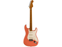 Fender  2023 Limited Edition Roasted 50s DLX Closet Classic 1-Piece 4A Roasted Flame Maple Faded Aged Tahitian Coral - El mástil de arce flameado tostado 4A de una sola pieza tiene nuestra distintiva forma de 