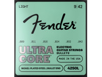 Fender 4250 Ultracore Guitar Strings Nickel Plated Steel Bullet End 4250L Gauges 009-042