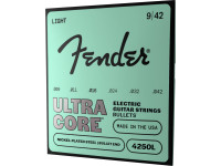 Fender 4250 Ultracore Guitar Strings Nickel Plated Steel Bullet End 4250L Gauges 009-042
