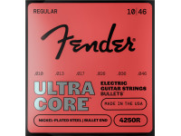 Fender 4250 Ultracore Guitar Strings Nickel Plated Steel Bullet End 4250R Gauges 010-.046
