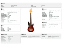 Fender  American Professional II Precision Bass V Rosewood Fingerboard 3-Color Sunburst
