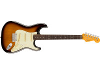 Fender  American Professional II Rosewood Fingerboard Anniversary 2-Color Sunburst - Tres pastillas Stratocaster V-Mod II de bobina simple, Puente actualizado con sistema de trémolo de 2 puntos y bloque de acero., Perfil de mástil en 