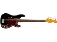 Fender  American Vintage II 1960 Precision Bass Rosewood Fingerboard Black - cuerpo de aliso, Acabado en laca nitrocelulósica brillante, Pastillas Split-Coil Precision® Pure Vintage '60, Perfil de cuello en forma de 