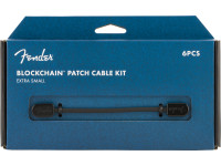Fender  Blockchain Patch Cable Kit Black Extra Small - Longitud: mediana MD, Cantidad: 12, 