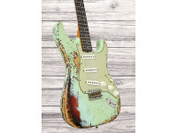 Fender Custom Shop 1961 Stratocaster Super Heavy Relic RW 3A Aged Surf Green 3-Color Sunburst Fender Custom Shop 1961 Stratocaster Super Heavy Relic RW 3A Aged Surf Green 3-Color Sunburst
