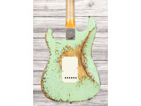 Fender Custom Shop 1961 Stratocaster Super Heavy Relic RW 3A Aged Surf Green 3-Color Sunburst Fender Custom Shop 1961 Stratocaster Super Heavy Relic RW 3A Aged Surf Green 3-Color Sunburst