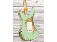 Fender Custom Shop 1961 Stratocaster Super Heavy Relic RW 3A Aged Surf Green 3-Color Sunburst Fender Custom Shop 1961 Stratocaster Super Heavy Relic RW 3A Aged Surf Green 3-Color Sunburst