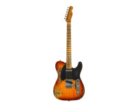 Fender Custom Shop 52 Telecaster Super Heavy Relic Aged Cherry Sunburst - Fender Custom Shop Edición Limitada, Cuerpo de fresno selecto, de 2 piezas., Acabado Super Heavy Relic®, Color: Cereza envejecida con efecto rayos de sol, Mástil de arce de una sola pieza cortado e... Fender Custom Shop 52 Telecaster Super Heavy Relic Aged Cherry Sunburst - Fender Custom Shop Edición Limitada, Cuerpo de fresno selecto, de 2 piezas., Acabado Super Heavy Relic®, Color: Cereza envejecida con efecto rayos de sol, Mástil de arce de una sola pieza cortado e...