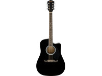 Fender  FA-125CE Dreadnought Walnut Fingerboard Black