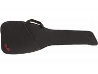 Fender FB405 Gig Bag E-Bass Black - Estuche para bajo eléctrico, Material: poliéster de 400 denier, Acolchado con forro de terciopelo de 5 mm., Cómodo mango de dos piezas, Correas de mochila ergonómicas, bolsillo delantero, 