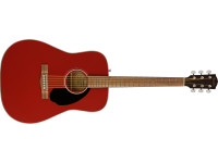 Fender  FSR CD-60 Dreadnought Walnut Fingerboard Cherry - estilo de cuerpo acorazado, Tapa de pícea con refuerzos festoneados en 