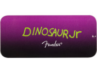 Fender   J Mascis Dinosaur Jr Pick Tin, Medium, Set of 6 - Con un diseño magenta degradado, el J Mascis Dinosaur Jr. Pick Tin contiene seis púas medianas de celuloide que muestran gráficos de populares portadas de álbumes y productos de Dinosaur Jr., 
