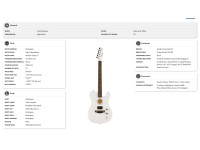 Fender  Limited Edition FINNEAS American Acoustasonic Ebony Fingerboard Satin Arctic White