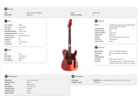 Fender  Monster Hunter Rathalos Tele