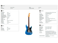 Fender Player II Modified Stratocaster HSS Rosewood Fingerboard Electric Blue Fender Player II Modified Stratocaster HSS Rosewood Fingerboard Electric Blue