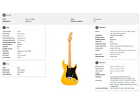 Fender  Player II Modified Stratocaster Maple Fingerboard Sunshine Yellow